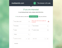 Tablet Screenshot of mediasmile.com
